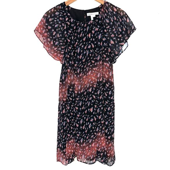 BCBGeneration Floral Babydoll Sheath Mini Dress Size Medium - Picture 1 of 11